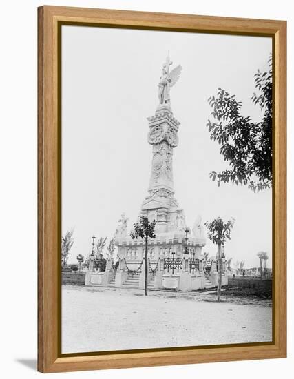 Monumento a Los Bomberos, Havana-William Henry Jackson-Framed Stretched Canvas