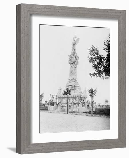 Monumento a Los Bomberos, Havana-William Henry Jackson-Framed Photo