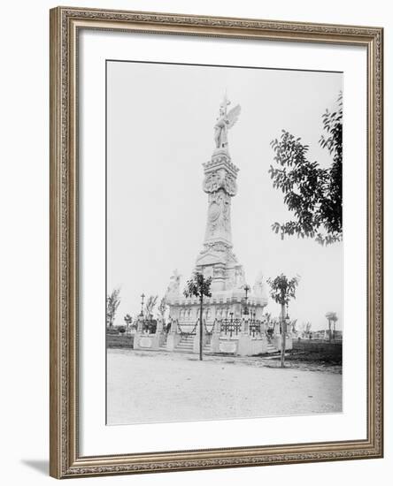 Monumento a Los Bomberos, Havana-William Henry Jackson-Framed Photo