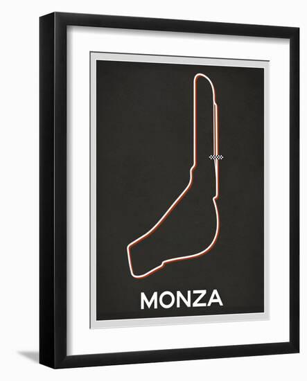 Monza Race Course-null-Framed Art Print