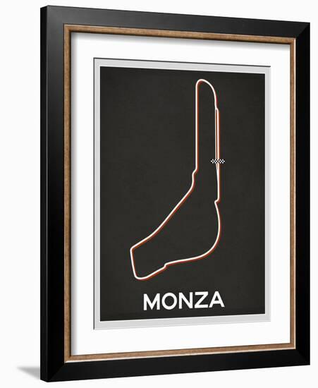 Monza Race Course-null-Framed Art Print