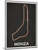 Monza Race Course-null-Mounted Art Print