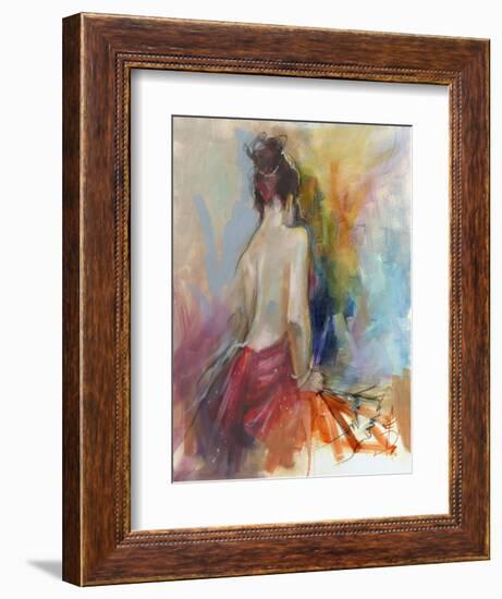 Mood Alizarine II-Anne Farrall Doyle-Framed Art Print