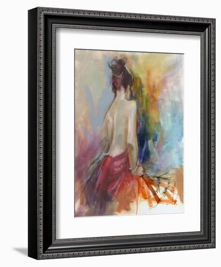 Mood Alizarine II-Anne Farrall Doyle-Framed Art Print