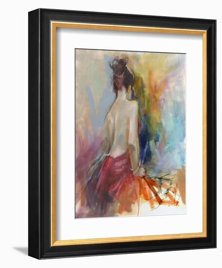 Mood Alizarine II-Anne Farrall Doyle-Framed Art Print