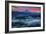 Mood and Sunrise Fire at Mount Hood, Sandy, Oregon, Portland-Vincent James-Framed Photographic Print