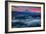 Mood and Sunrise Fire at Mount Hood, Sandy, Oregon, Portland-Vincent James-Framed Photographic Print