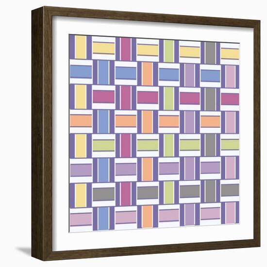 Mood Boost Weave 1-Melody Hogan-Framed Art Print