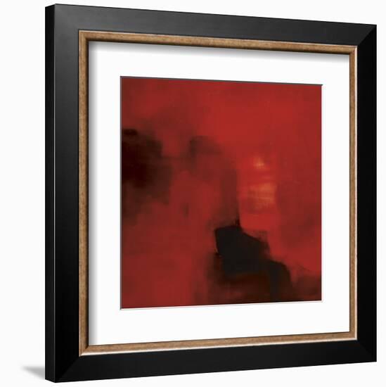 Mood in Red-Nancy Ortenstone-Framed Art Print