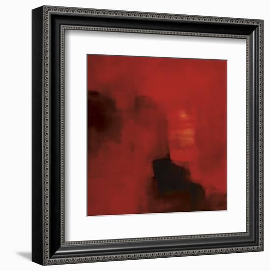 Mood in Red-Nancy Ortenstone-Framed Art Print