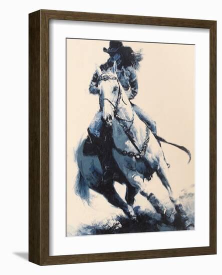 Mood Indigo II-Julie Chapman-Framed Art Print