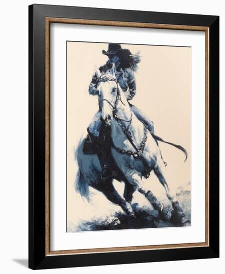 Mood Indigo II-Julie Chapman-Framed Art Print