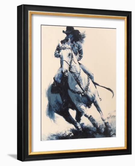 Mood Indigo II-Julie Chapman-Framed Art Print