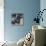 Mood Indigo IV-Julie Chapman-Framed Stretched Canvas displayed on a wall