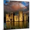 Moods over Bodiam-Adrian Campfield-Mounted Photographic Print