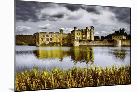 Moods over Leeds Castle-Adrian Campfield-Mounted Photographic Print