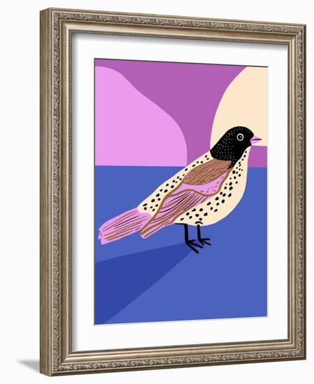 Moody Bird-Tara Reed-Framed Premium Giclee Print