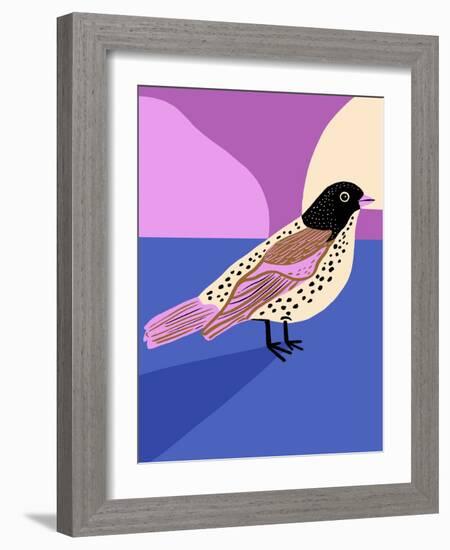 Moody Bird-Tara Reed-Framed Premium Giclee Print