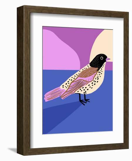 Moody Bird-Tara Reed-Framed Art Print