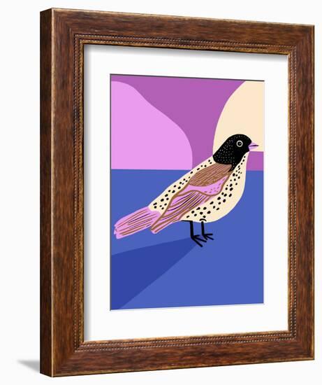 Moody Bird-Tara Reed-Framed Art Print