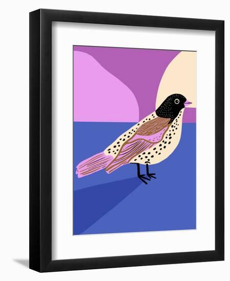 Moody Bird-Tara Reed-Framed Art Print