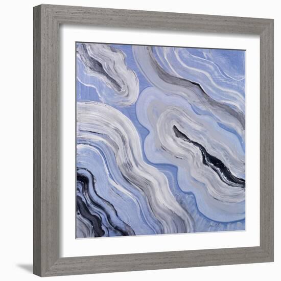 Moody Blue Agate I-Lanie Loreth-Framed Premium Giclee Print