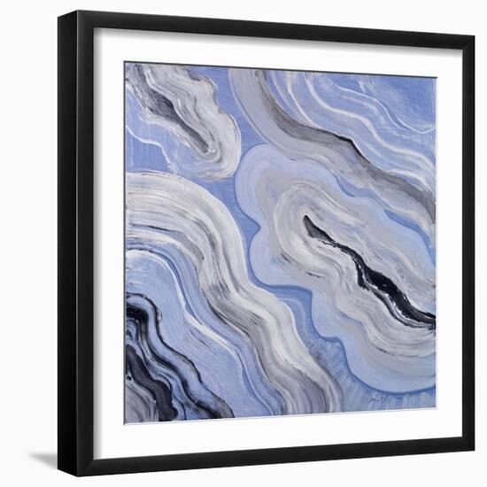 Moody Blue Agate I-Lanie Loreth-Framed Premium Giclee Print