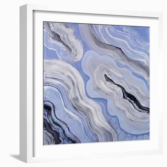 Moody Blue Agate I-Lanie Loreth-Framed Premium Giclee Print