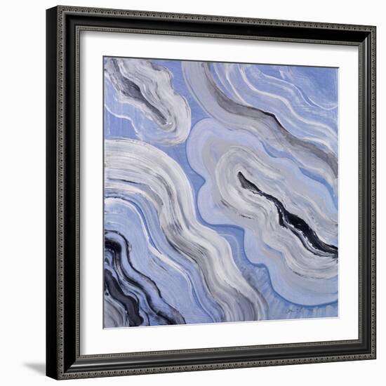 Moody Blue Agate I-Lanie Loreth-Framed Premium Giclee Print