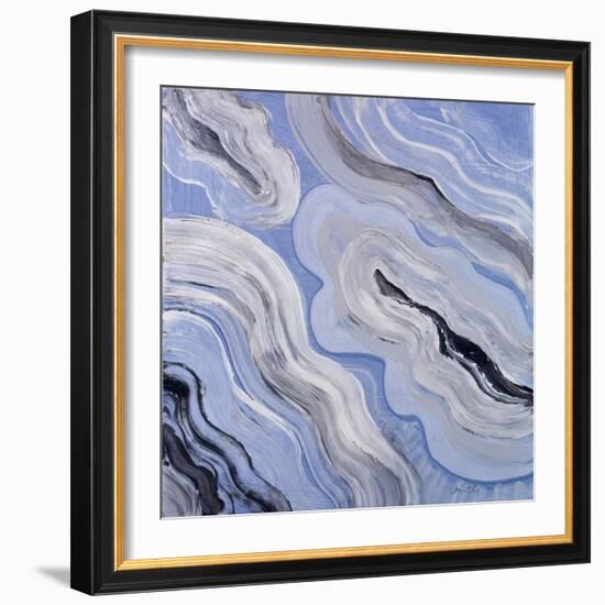 Moody Blue Agate I-Lanie Loreth-Framed Premium Giclee Print