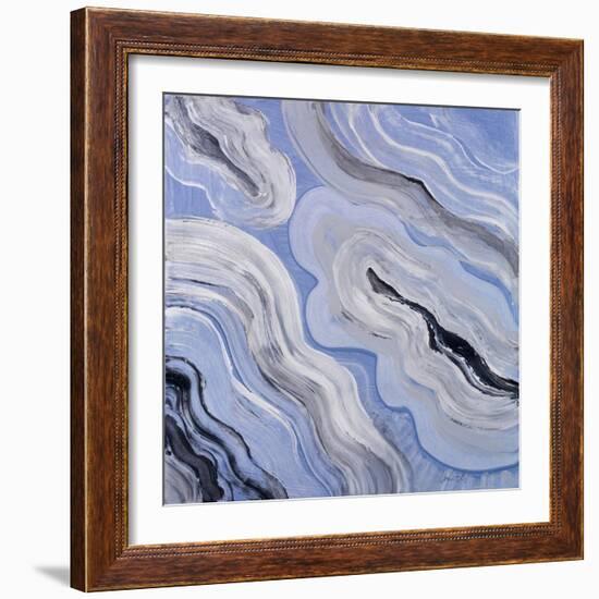 Moody Blue Agate I-Lanie Loreth-Framed Art Print