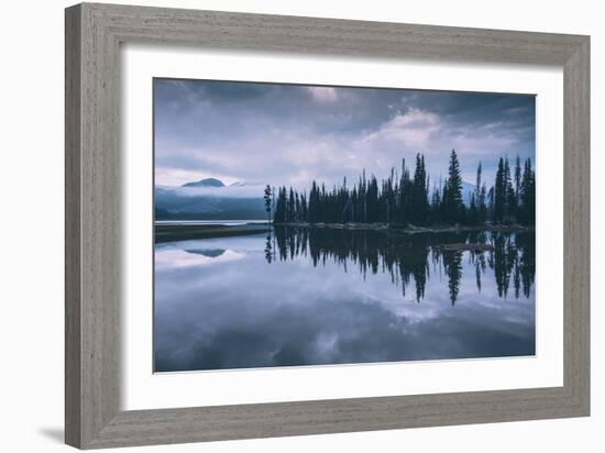 Moody Blue Morning Light at Sparks Lake, Bend Oregon-Vincent James-Framed Photographic Print