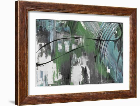 Moody Blues Abstract A-Jean Plout-Framed Giclee Print