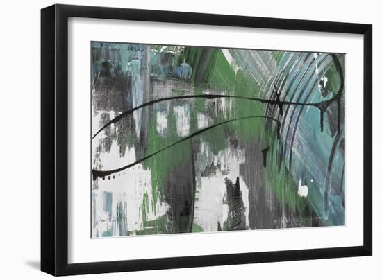 Moody Blues Abstract A-Jean Plout-Framed Giclee Print