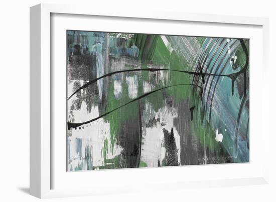Moody Blues Abstract A-Jean Plout-Framed Giclee Print