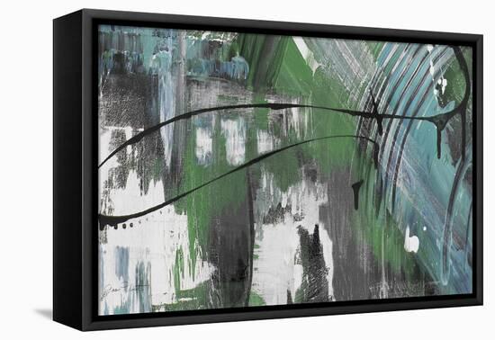 Moody Blues Abstract A-Jean Plout-Framed Premier Image Canvas