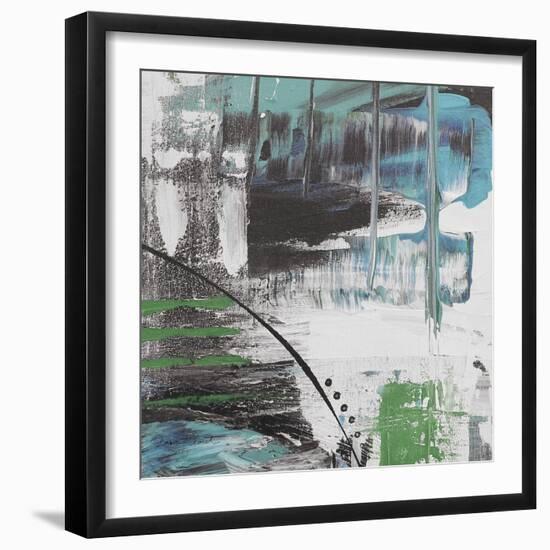 Moody Blues Abstract B-Jean Plout-Framed Giclee Print