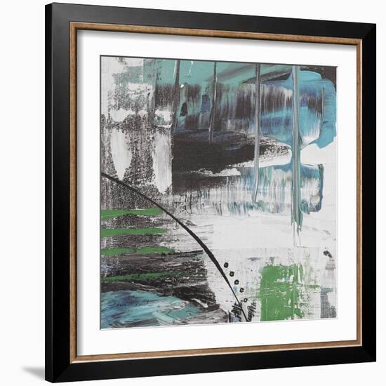 Moody Blues Abstract B-Jean Plout-Framed Giclee Print