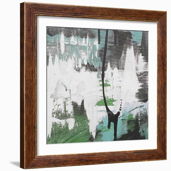 Moody Blues Abstract C-Jean Plout-Framed Giclee Print