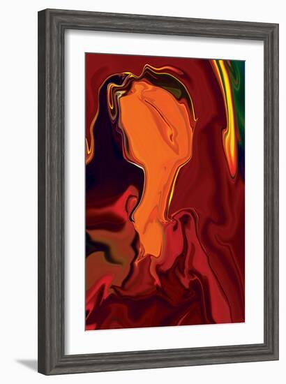 Moody Girl-Rabi Khan-Framed Art Print