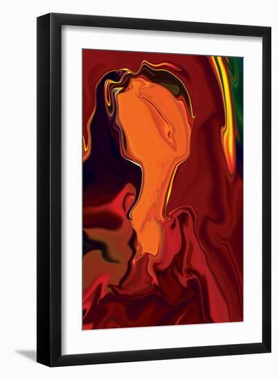 Moody Girl-Rabi Khan-Framed Art Print