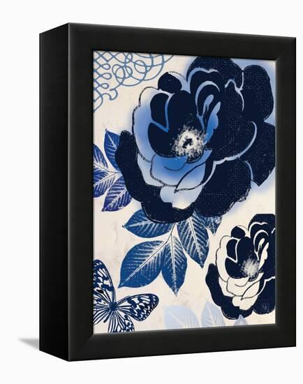 Moody Indigo-Violet Leclaire-Framed Stretched Canvas