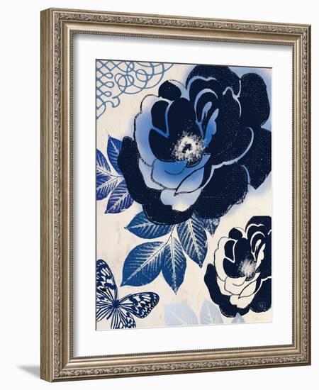 Moody Indigo-Violet Leclaire-Framed Art Print