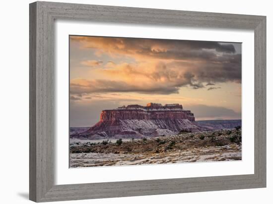 Moody Kayenta Ariziona Landscape, Southwest US-Vincent James-Framed Photographic Print