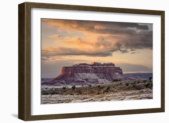 Moody Kayenta Ariziona Landscape, Southwest US-Vincent James-Framed Photographic Print