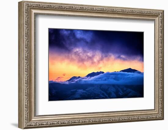 Moody Light Storm, Mount Diablo, Easy Bay, Oakland California-Vincent James-Framed Photographic Print