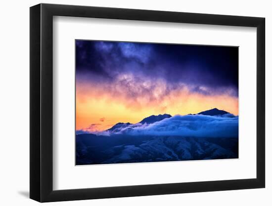 Moody Light Storm, Mount Diablo, Easy Bay, Oakland California-Vincent James-Framed Photographic Print