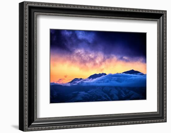 Moody Light Storm, Mount Diablo, Easy Bay, Oakland California-Vincent James-Framed Photographic Print