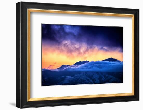 Moody Light Storm, Mount Diablo, Easy Bay, Oakland California-Vincent James-Framed Photographic Print