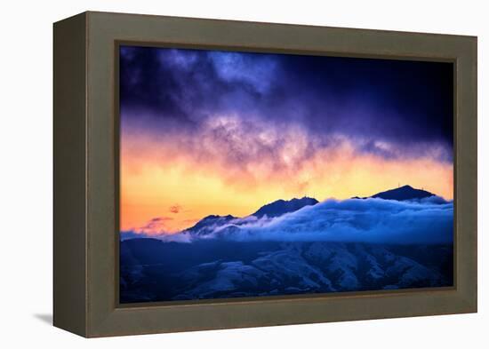 Moody Light Storm, Mount Diablo, Easy Bay, Oakland California-Vincent James-Framed Premier Image Canvas